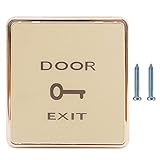 Interruptor de botón Push To Exit, opciones de salida de contacto duraderas Botón de control de acceso Mejor sensación de manos para la mayoría de las personas para todo tipo de puertas y
