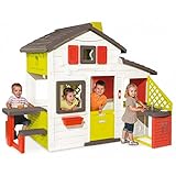 Smoby- Neo Friends House Детский домик с кухней, высота 1,72 м, 2 входные двери, электронный дверной звонок, уличный столик, возможность добавления нескольких аксессуаров, от 3 лет