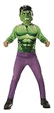 Avengers - Disfraz de Hulk para niño, infantil talla 3-4 años (Rubie'S 640922-S)