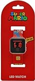 Nintendo - Kids Euroswan-GSM4107 Reloj LED Super Mario, Dibujos Animados, Multicolor (GSM4107)