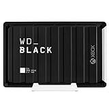WD_Black - Unidad de juegos D10 de 12 TB para Xbox, disco duro externo de escritorio (7200 RPM) con pase de juego Xbox de 3 meses - WDBA5E0120HBK-NESN