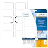 Herma 4412 - Pack de 250 etiquetas, 80 x 50 mm, color blanco