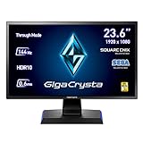 GigaCrysta Gaming Monitor by I-O Data GC-242HXB, 24 Pulgadas (144 Hz/120 Hz), HDR10, 0.6 ms(GTG), Panel TN. HDMI x 3, Display Port, Altura Regulable.