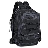 UBORSE Waterproof Military Tactical Backpack MOLLE Large Capacity Assault Pack Bag Utility Bag for Hiking Camping Hunting Outdoor Cycling