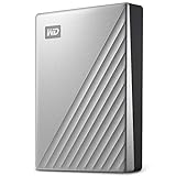 WD 4TB My Passport Ultra for Mac Portable HDD USB-C ready with software for device management, backup and password protection - Silver