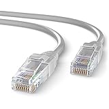 Mr. Tronic 5m Cable de Red Ethernet Trenzado | CAT5E, CCA, UTP | Conectores RJ45 | LAN Gigabit de Alta Velocidad | Conexión a Internet | Ideal para PC, Router, Modem, Switch, TV (5 Metros, Gris)