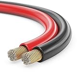Sonero 25 metros 2x1.50mm² Cable de altavoz CCA, color: rojo/negro