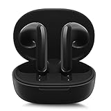 Redmi Buds 4 Lite, căști sport fără fir Bluetooth 5.3 în stereo cu anulare a zgomotului, 20 de ore de baterie cu carcasă de încărcare, latență scăzută, conexiune inteligentă (negru)
