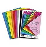 PLAY-CUT, Barvni papir, A4, 130 g/m2, 50 listov, 10 barv