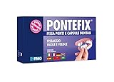 Pontefix - Cemento dental para atacar provisionalmente puentes, coronas, dientes con perno y capsulas realizadas con cualquier tipo de material.