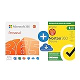 Microsoft 365 Personal | Додатки Office 365 | ПК / MAC / планшет / телефон | 12 + 3 місяці + стандарт NORTON 360 | 15 місяців | PC / Mac - Код активації, надісланий електронною поштою