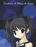 Anime Sketchbook: Paj vid pad pou trase pwòp desen ou a, doodles atizay, animasyon, komik ak komik