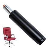 Vérin à gaz pour chaise de bureau : Vérin à gaz HOMURY, piston à gaz pour chaise stable supportant jusqu'à 200 kg, longueur 278 mm-393 mm, pour chaise de bureau de direction, tabouret de bar (noir)