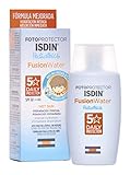 ISDIN - Fotoprotector Fusion Water Pediatrics SPF 50 - Protector solar facial para niños, 50 ml
