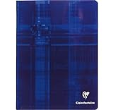 Clairefontaine 3781C - Lote de 5 Cuadernos grapados A5 MAXI rayado francés (Séyès) de 144 páginas, colores surtidos