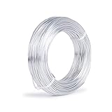 JNCH 50 m aluminijasta žica 2 mm žica za izdelavo nakita za obrt (srebrna)