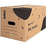 packer PRO Pack 20 Cajas Carton para Mudanzas y Almacenaje con Asas 430x300x250mm