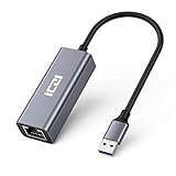 ICZI - Adaptateur USB Ethernet Gigabit USB 3.0 à RJ45 à 1000 Mbps compatible avec Xiaomi Mi Box S Macbook Air compatible avec Mac OS Windows 10 8 7 Linux