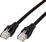 Amazon Basics - Cable de red Gigabit Ethernet LAN, conectores RJ45, categoría 6, ideal para redes domésticas y de oficina (0,9 m)