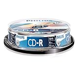 Philips CR7D5 NB10/00 CD-R - Discos vacios, 50 x 700 MB, 80 minutos, 10 piezas