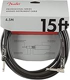 Fender Cable profesional Series 4,5 m bk angled