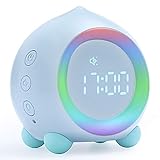 Despertador digital para niños con luz para despertar Despertador inteligente con entrenamiento de sueño y función de dormitar