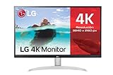 LG 27UP600-W - Monitor de 27' 4K UHD (3840×2160, 60Hz, 5 ms, 1000:1, 400nit, DCI-P3 95%, 16:9, HDMI, DisplayPort) Negro