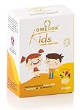 Omegor Kids - мягкие капсулы, в рыбьем желе, подслащенные и жевательные, 250 мг омега-3 DHA, 60 капсул