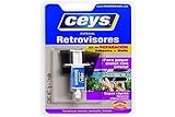 Ceys - Kit reparaciones de retrovisores - Adhesivo y malla - Jeringa 1 G