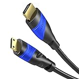 KabelDirekt – 2m Cable Mini HDMI, Compatible con (HDMI 2.0a/b, 2.0, 1.4a, Conector Tipo A a Conector Tipo C, 4K Ultra HD, 3D, Full HD 1080p, HDR, ARC High Speed con Ethernet, PS4, Xbox, HDTV)