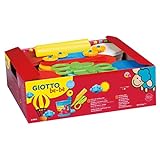 Giotto Be-Bè Pasta Para Jugar 220 G . Schoolpack 8 unidades +Accesorios