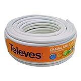 Televes 4355 ROHS Cable (Rollo 20M) COAXIAL TV 75OHM Color Blanco