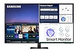 Samsung Smart M7 de 32 pulgadas LS32AM702UUXEN con Tecnología 4K UHD (3840x2160), Altavoces, conectividad Móvil, Mando a Distancia, USB-C y Aplicaciones de Smart TV (Netflix, Prime TV, YouTube)