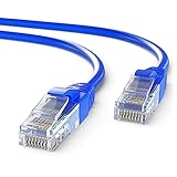 Mr. Tronic 5m Cable de Red Ethernet Trenzado | CAT6, CCA, UTP | Conectores RJ45 | LAN Gigabit de Alta Velocidad | Conexión a Internet | Ideal para PC, Router, Modem, Switch, TV (5 Metros, Azul)