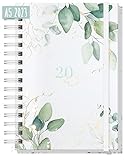 Mea Hoʻolālā Kaiapuni 2023 A5 [Gold Leaf] Hoʻopaʻa Pipi, 4 ʻŌlelo EN/FR/IT/ES, Ring Binder, Planner Weekly, Planner School 2023|Stainable and Environment Friendly