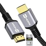 4K 8K Cable HDMI 2.1 Certificado 3 Metros 48Gbps 2K 165Hz 4K 144Hz 8K 60Hz Full HD 7680p 3D ARC Dinámico HDR HDCP 2.3 DTS:X G-SYNC Dolby Soporte Blu-Ray Xbox Series X PS5 UHD TV Mac Proyector PC