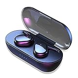 Auricular Bluetooth 5.0, Auricular inalámbrico, micrófono y Caja de Carga incorporados, reducción del Ruido estéreo 3D HD para Auriculares Apple Airpods Android/iPhone/Samsung/Huawei