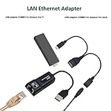 Momorain Adaptador LAN Ethernet para Amazon Fire TV 3 o Stick Gen 2 o 2 Detiene el Almacenamiento en búfer