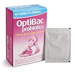 OptiBac Para Bebés y Niños | Suplemento Natural Sin Sabor de 3 Mil Millones de Bacterias Buenas | Lactobacillus Acidophilus & Bifidobacterium Infantis (Caja de 30 Sobres)