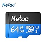 Docooler Netac P500 Clase 10 16G 32G 64G 128G Micro SDHC TF Tarjeta de Memoria Flash Almacenamiento de Datos UHS-1 de Alta Velocidad hasta 80 MB/s