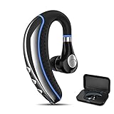 COMEXION Bluetooth Headphones V5.0 Bluetooth Headphones with Mic and Mute Wireless Business Headphones for Noise Reduction