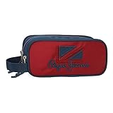 Pepe Jeans Chest Pencil Case Triple Red 22x10x9 cms Polyester