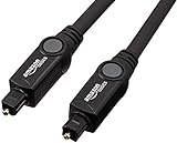 Amazon Basics - Cable óptico de audio digital Toslink (3 m), universal.