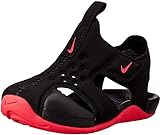 Nike Sunray Protect 2 (TD) - Zapatos de Playa y Piscina para Niños, Multicolor (Black/Racer Pink 003) 23.5 EU