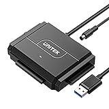 UNITEK Adaptador SATA / IDE a USB 3.0, adaptador de disco duro IDE para HDD / SSD externo universal de 2.5 '/3.5' pulgadas IDE y SATA, soporte 10TB