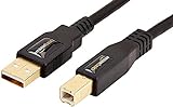 AmazonBasics - Cable USB 2.0 de tipo A a tipo B (4,8 m)