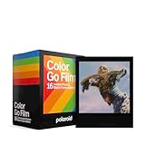 Polaroid 6211 彩色膠片隨身攜帶，雙裝，黑框，16 張膠片，包裝可能有所不同