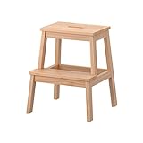 Escalerita, de Ikea, de madera, color beis, modelo Bekvam, referencia 601.788.87