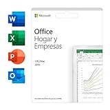 Microsoft Office Hogar y Empresas 2019 Todas las aplicaciones de Office 2019 para 1 PC/MAC Código de activación enviado por correo