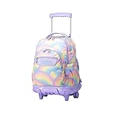 TOTTO Rainbow Wheeled School Backpack - Alien GWO GWO